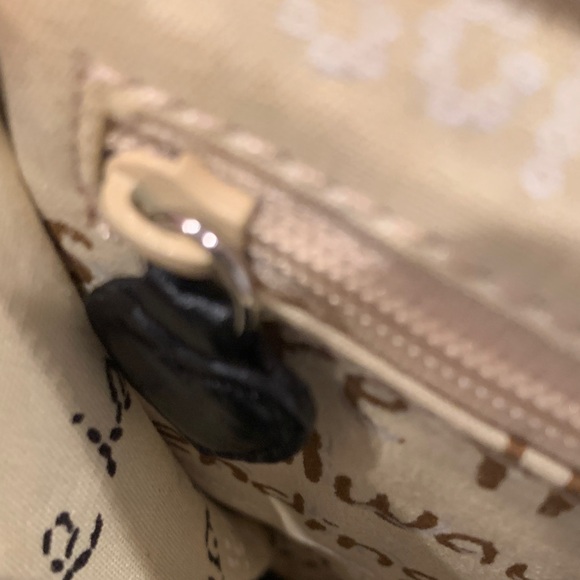 Brighton Mission Bay Flap Saddle Bag in black and brown two tone leather finish - Picture 9 of 9